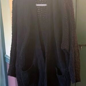 Bobeau Black Women's Cardigan